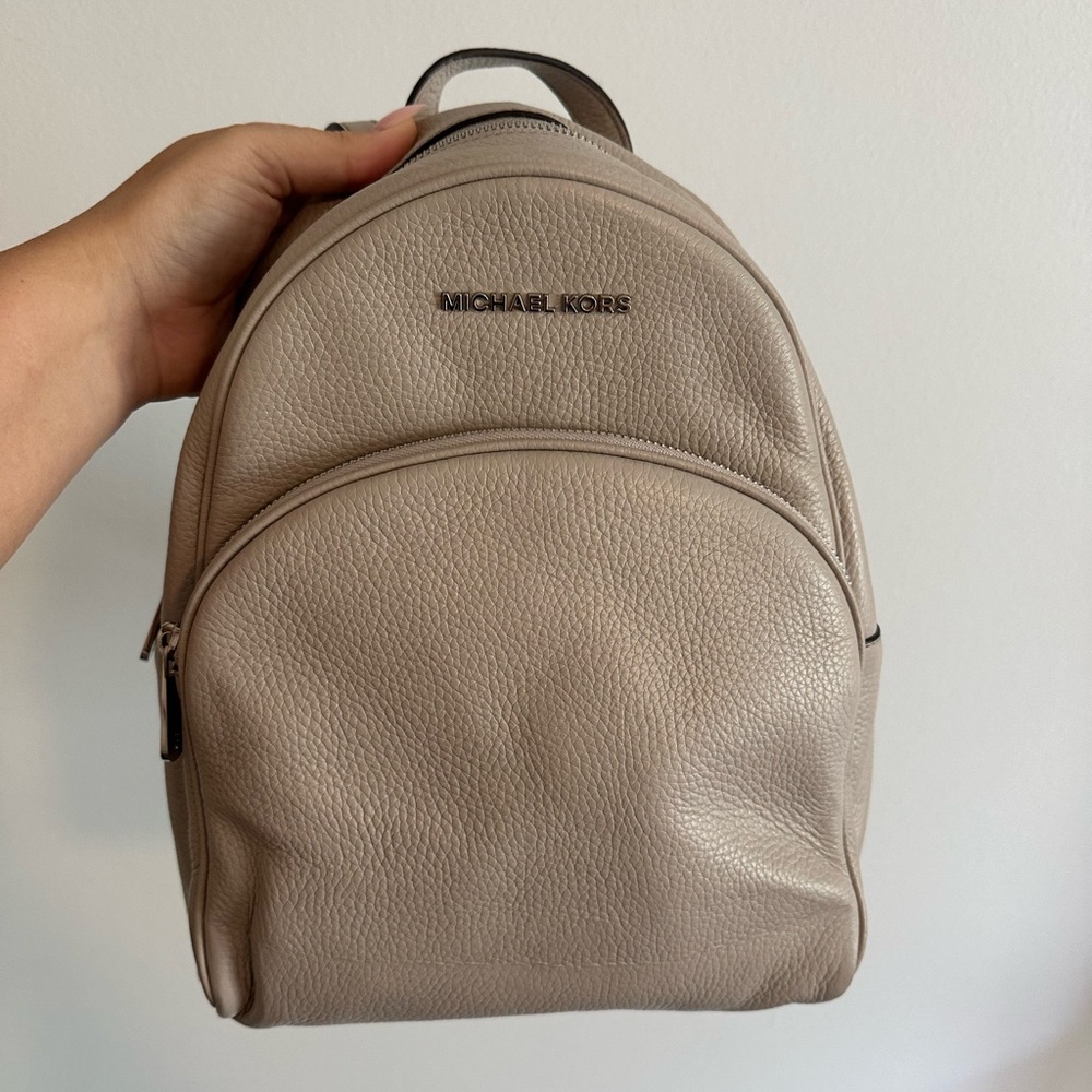 Michael Kors Gray Small Backpack - image 1